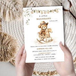 Convite Chá de Bebê Personalizado para Menino Mexicano