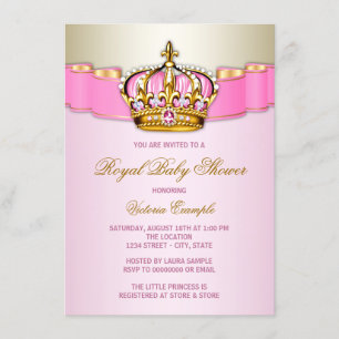 Convite Chá de Bebê Princesa