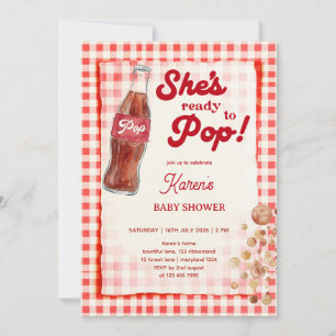 Convite Chá de Bebê Pronto para Nascer, Tema de Refrigeran