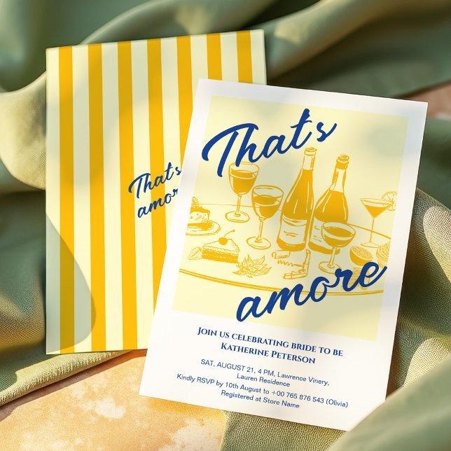 Convite Chá de Bebê Retro Amarelo “isso é amor” (Criador carregado)