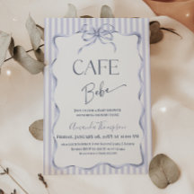 Chá de Bebê Retro Café Azul Bebê Menino