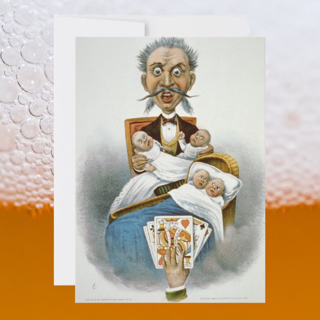 Convite Chá de Bebê Retrô para Homens! Uma Festa de Dadche (Criador carregado)