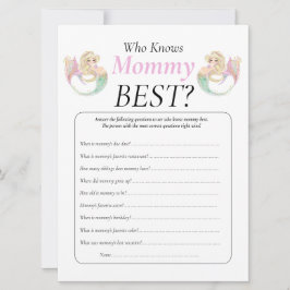 Convite Chá de Bebê Sereia. Quem Sabe poka pontos da Mamãe