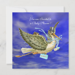 CONVITE CHÁ DE BEBÊ STORK