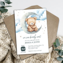 Chá de Bebê Urso Teddy Encantado