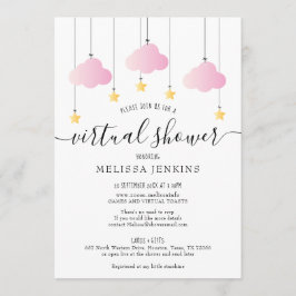 Convite Chá de Bebê Virtual Online à Distância pelo Correi