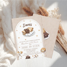 Chá de bebê Watercolor S'more para amar