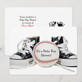 Convite Chá de Beisebol do Baby Boy