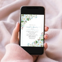 Chá de Casais de flor selvagem de rosca azul russa