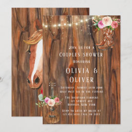 Convite Chá de Casais de Lâmpadas