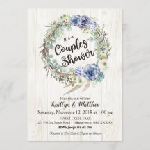 Chá de Casais Eucalyptus Sucultos Boho Chic