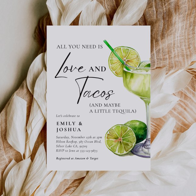 Convite Chá de Casais Fiesta Margarita (Criador carregado)