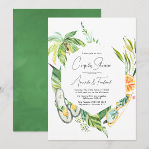 Convite Chá de Casais Summertime