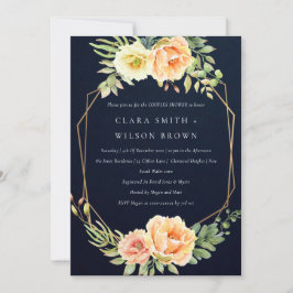 Convite CHÁ DE CASAL DE FOLIAGEM DE CACTI SUCCULENTE DO ma