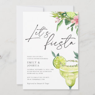 Convite Chá de Casal Festa Mexicana Margarita