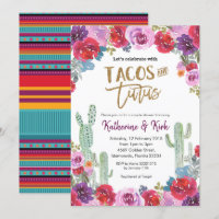 Chá de Casal Mexicano Tacos Florais e Tutus