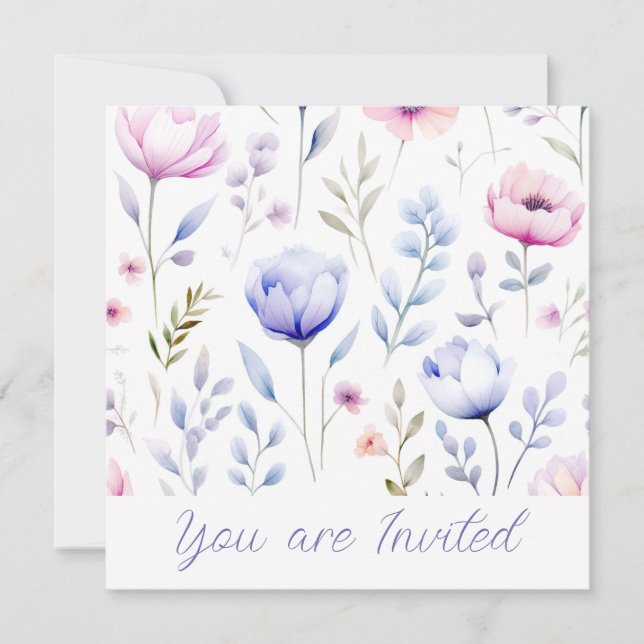 Convite Chá de casamento (Frente)