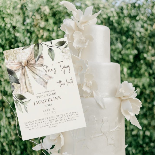 Convite Chá de casamento de Arco de Creme (Criador carregado)