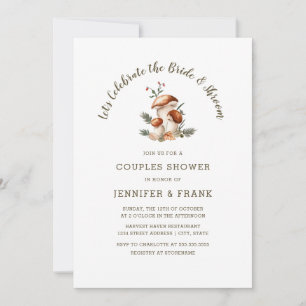 Convite Chá de casamento de Casais Brie Shroom