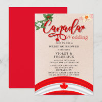 Chá de casamento de Sinalizador e Florais do Canad