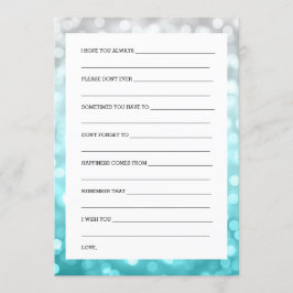 Convite Chá de casamento Deseja Luzes Leves Do Ombre De Pr