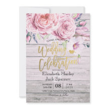 Chá de casamento Watercolor Boho Floral Russo Made