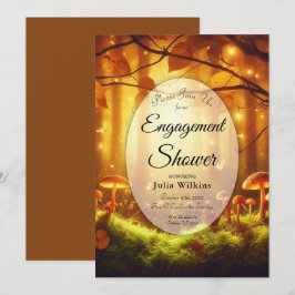 Convite Chá de Fairytale Mágico Amber Forest