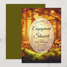 Convite Chá de Fairytale Mágico Amber Forest