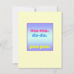 Convite Chá de fraldas