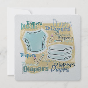 Convite Chá de fraldas