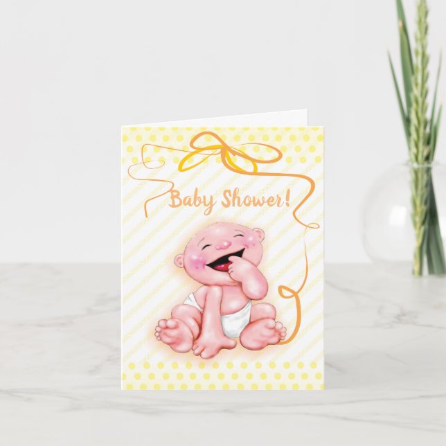 Convite Chá de fraldas (Frente)