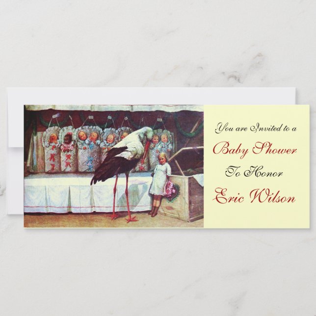 Convite CHÁ DE FRALDAS 3, metálico-ouro (Frente)