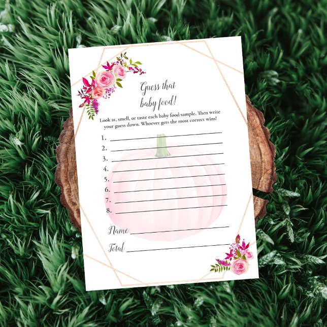 Convite Chá de fraldas adivinha aquele bebezinho do jogo d (Criador carregado)