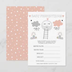 Convite Chá de fraldas adivinhando o jogo Eu caminho para