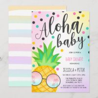 Chá de fraldas Aloha Chá de fraldas de Abacaxi de