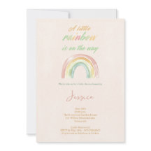 Chá de fraldas arco-íris