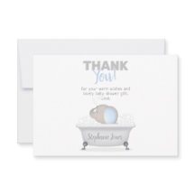 Chá de fraldas Bath Boy do Baby Elephant