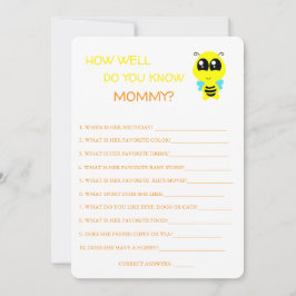 Convite Chá de fraldas, Bebê, Como Você Conhece A Mãe?