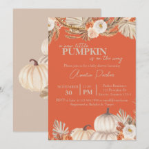 Chá de fraldas Boho Pumpkin