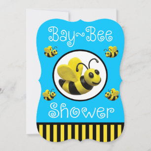 Convite Chá de fraldas Bumble Bee