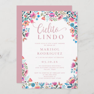 Convite Chá de fraldas Cielito Lindo Corante Mexicano