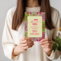 Chá de fraldas Colorida Fiesta Mexicano