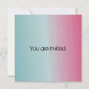 Convite Chá de fraldas cor-de-rosa azul