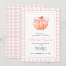 Chá de fraldas cor-de-rosa Xadrez