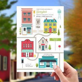 Convite Chá de fraldas da cidade vizinha do New Kid