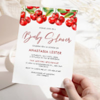 Chá de fraldas da doce Cherry Girl