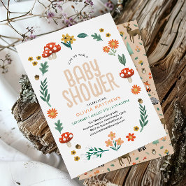 Convite Chá de fraldas da Floresta Florestal das Raparigas