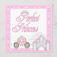 Chá de fraldas da Princesa Perfeita Treinador e Ca