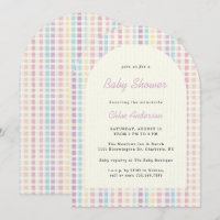 Chá de fraldas das Cores do Arco-Íris do Pastel Gi