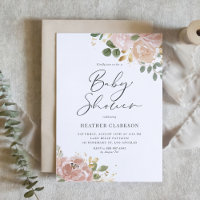Chá de fraldas das Flores de Pêssego Mauve Boho Wa